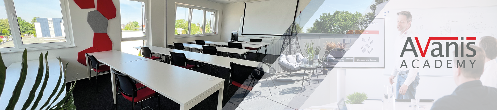 Schulungsraum Banner - Avanis Academy