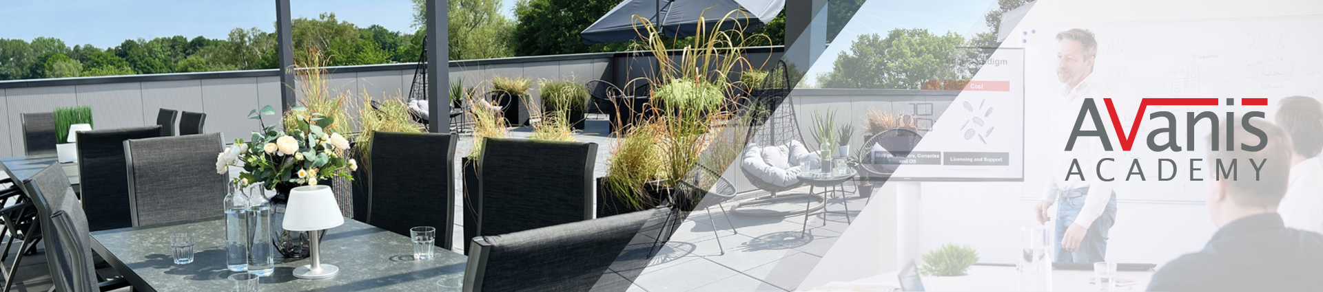 Banner Dachterrasse - Avanis Academy