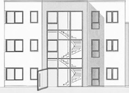 Firmengebäude der Avanis GmbH - Tür auf
