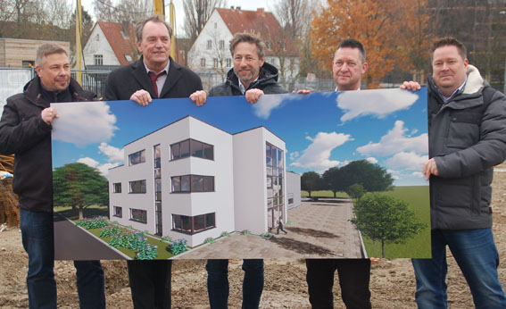 3D-Modell des neuen Firmengebäudes