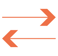 AiRISTA - Zwei Pfeile zur Anzeige des Konfigurationswechsels von Tags